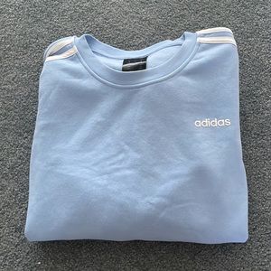 light blue adidas sweatshirt